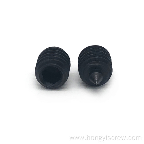 Hexagon socket set screw nylon patch set screw